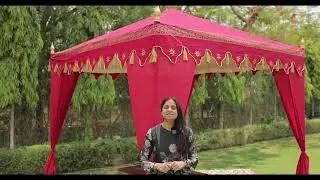 Red Arabian Canopy Tent ✨ | Indian Tent Manufacturer