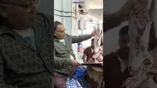 👑Haji Saab Mutton Makji Mukaddam Cutting Dukandari Kolkata//Haji Meat Shop/Famous Riyaji Mutton Shop