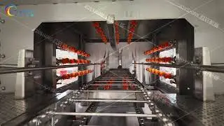 basket  washing production line