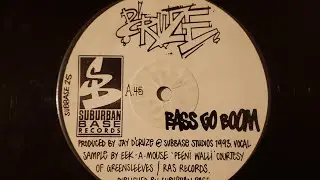 D'CRUZE-BASS GO BOOM-SUBURBAN BASE RECORDS-1993