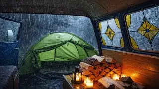 Relaxing Rain Sounds Inside a Car | Cozy Night Ambience ASMR