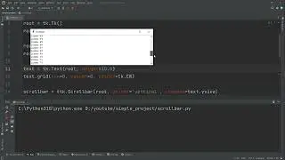 437 - Utilizando Scrollbar no Tkinter Python