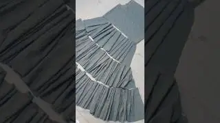 3 layer anarkali frock cutting ✂️ #fashion#viral#shorts #fyp #trending