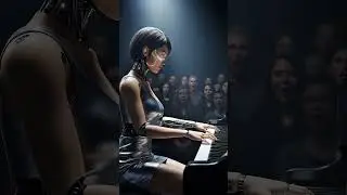 Humanoid Robot Plays Piano Beautifully | Futuristic AI Performance 🎹🤖 #ai #humanoidrobot #robot