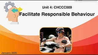 Unit 4: CHCCCS009 Facilitate Responsible Behaviour