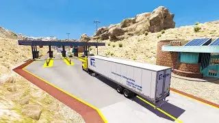Entrando a la Rumorosa | Accidente de Camión en Curvas Peligrosas! Kenworth T680 Transportes Egoba