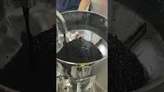 Coffee bean grinding process|From particles to liquid#colloidmill  #foodprocessing  #machinery
