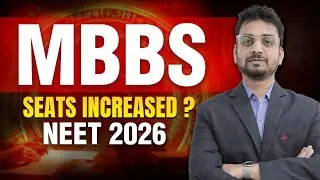 NEET 2026 Latest Update 🔥 |  MBBS Seats Increased ? 😎| Motion NEET