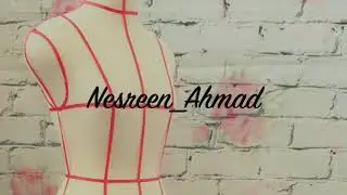 ضبط الخطوط الطولية والعرضية على المنيكان .. التشكيل على المانيكان