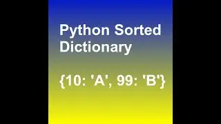 How to Sort a Dictionary by Keys in Python #python #datastructures