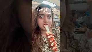 Everything I ate at Mantri Mall😋🌯🍦#whatieatinaday #explore #bangalore #food