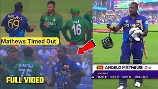 Angelo mathews timed out #CWC23