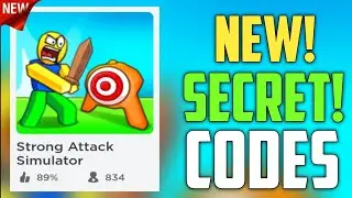 FUTURE CODES!! | *NEW* ROBLOX STRONG ATTACK SIMULATOR + TARGET SIMULATOR CODES 2023!