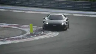 New Lancia Stratos Pininfarina wind tunnel fine-tuning Circuit Paul Ricard test track