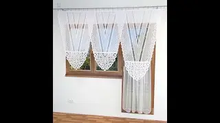 U3 - Komplet firan panelowych na okno i drzwi balkonowe V-ka #firany #home #homedecor #curtains