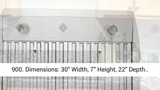 Proline Professional Under Cabinet Range Hood PLJW