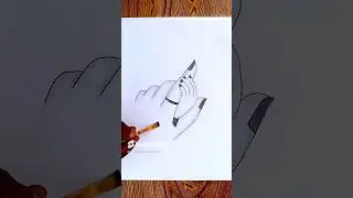 Baby holding mother finger drawing easy Step by step #drawingeasy #shorts #ytshorts