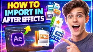 How to import in AE