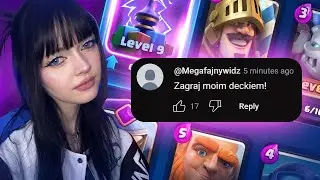 WIDZOWIE STWORZYLI MI DECK w CLASH ROYALE