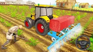 Mini HMT Tractor 5911 Field Work | Plowing The Field | Ford Tractor | JCB | Kids | @CSTOY