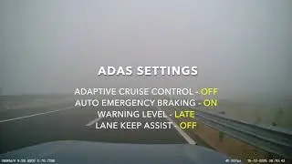 Thar Roxx ADAS TEST: Auto Emergency Braking (AEB) in LOW Visibility Fog | Winter Highway Survival