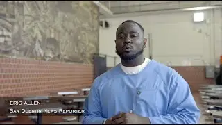 Eric Allen tours San Quentin's Chow Hall