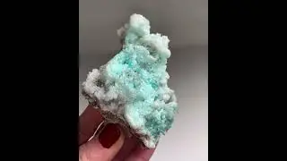 Голубой Арагонит 💙 Blue Aragonite #минералы #minerals #арагонит #bluearagonite