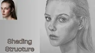 Geometric Shading Technique for Light Skin Tones (Graphite)