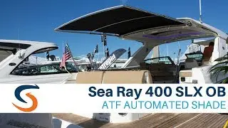 Sea Ray 400 SLX Outboards with SureShade Automated Boat Shade