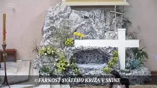 Veľkonočná vigília vo Svätej noci z farnosti Svätého Kríža v Snine - 16.04.2022 o 19:30