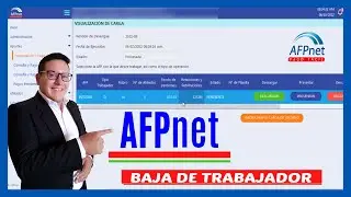 ✅ Como dar de baja a un TRABAJADOR en la AFP NET | Actualizado 2023 | Tutorial paso a paso