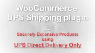 Secure Shipping of Expensive Items using UPS Direct Delivery Only service