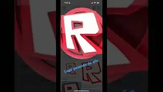 Roblox logo pasando de a&ntilde;o