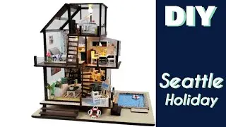 DIY MINIATURE DOLLHOUSE KIT / 미니어처 하우스 /ミニチュアハウス/Seattle Holiday/시애틀 홀리데이