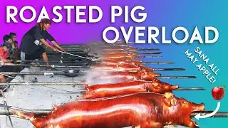 Lechon Cooking Roasted Pinoy Food Filipino Cuisine