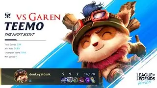 Wild Rift - Teemo vs Garen (ft. Why I LOVE BORK)