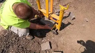 Capping out a retaining wall