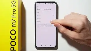 POCO M7 Pro 5G: How to use RAM Extension