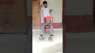 No head, only legs sitting on the chair - Funny vfx magic video