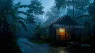 Fall Asleep in 3 Minutes Flat       Heavy Rain & Thunder for Insomniacs