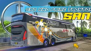 MOD BUSSID SR2 XHD PRIME TRONTON - SPESIAL SAN MBOISS LURR😱  || MOD BUSSID TERBARU