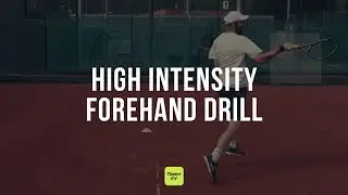 High Intensity Forehand Drill I TennisFit&reg; App Workouts