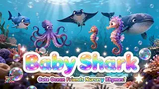 29. Ocean Adventure Kids Song Teaching Cute Sea Creatures | Baby Shark Nursery Rhymes 🌊🐠