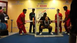 Asian Classic (Raw) Powerlifting Championships SQUAT- Betina Bordeos