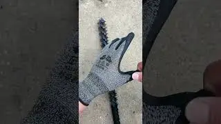 In order to test the quality, I also tried my best #gloves #labor protection gloves #wear-resistant