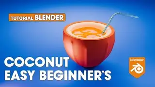 Low-Poly Coconut Modeling in Blender