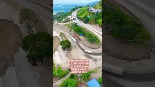 Binuksan Na Bagong Kalsada sa overview Zigzag Road Quezon Bukidnon