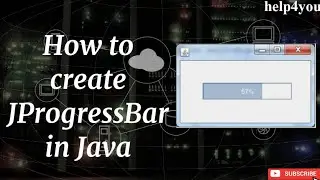 How to create JProgressBar in Java || in NetBeans || Java Swing.