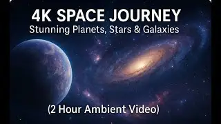4K Space Journey &ndash; Planets, Galaxies & Nebulae (2 Hour Ambient Video)
