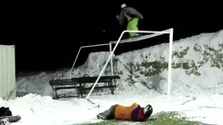 Funny Skiing Fail Captured Perfectly || WooGlobe Funnies